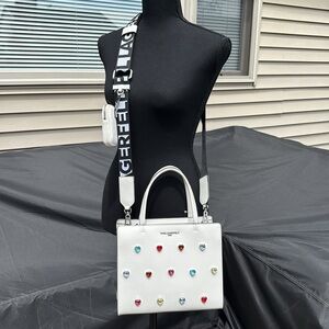 Karl Lagerfeld Paris White/Rainbow Handbag/Crossbody